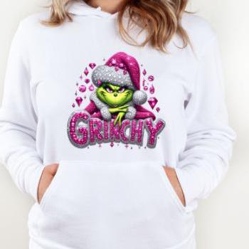 Grinchy Adult Pullover Hoodie